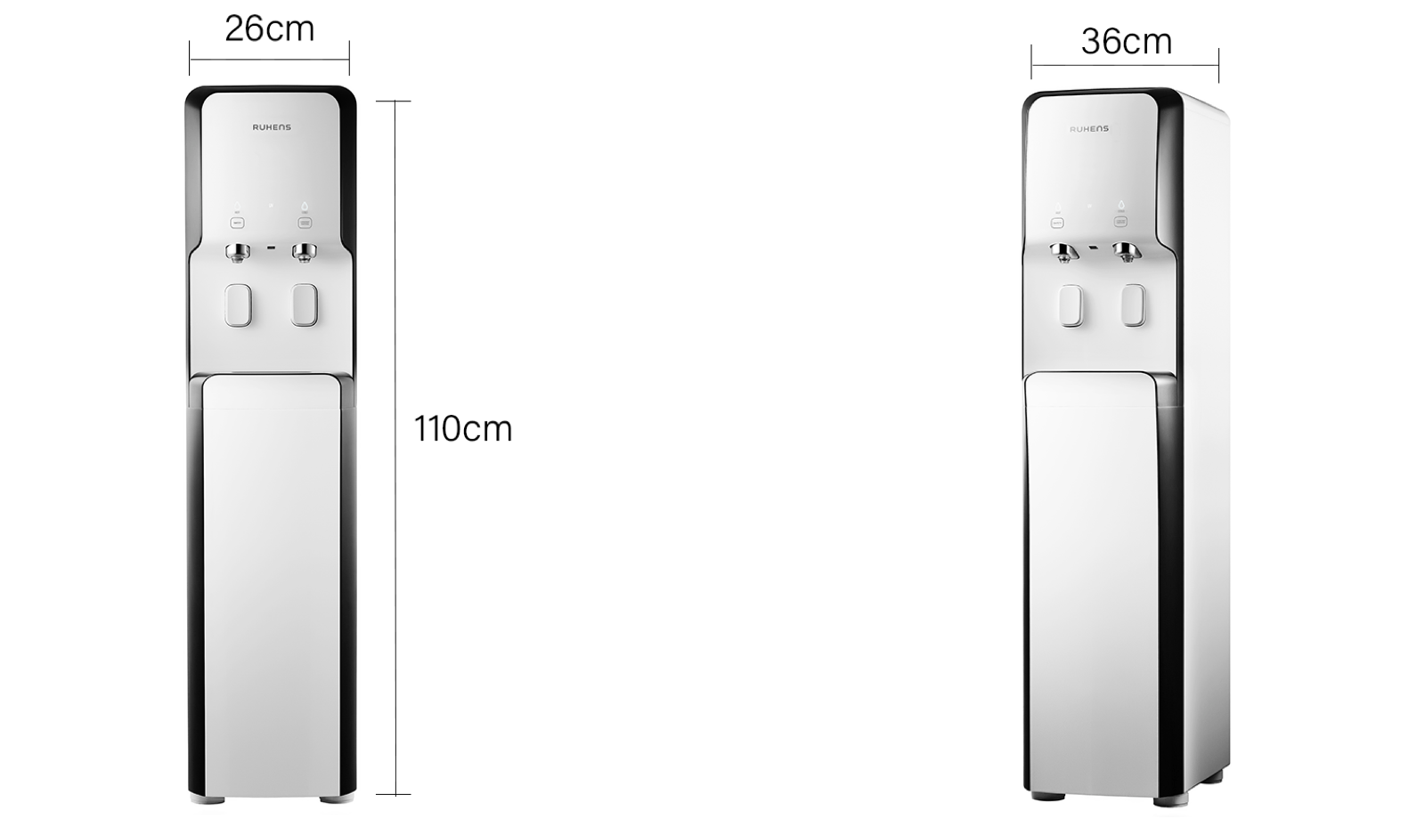 Ruhens-WHP-3000-dimensions